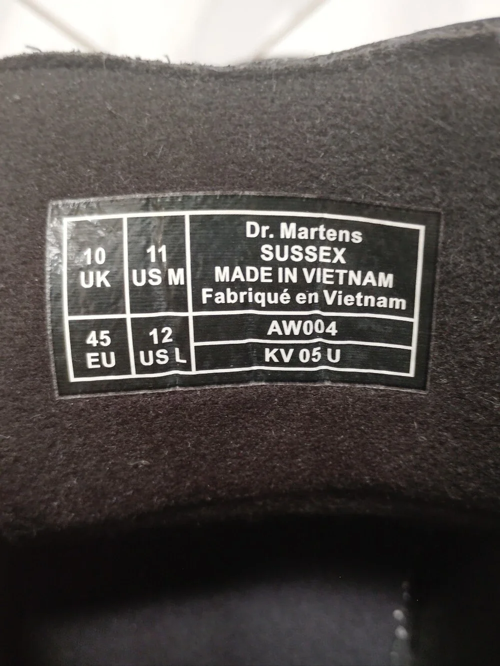 Dr Martens Sussex Black Pebbled Leather Chukka Boots Mens 11 Slip Resistant Sole