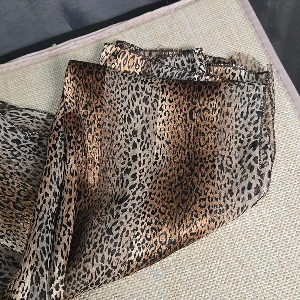 Leopard Print Scarf