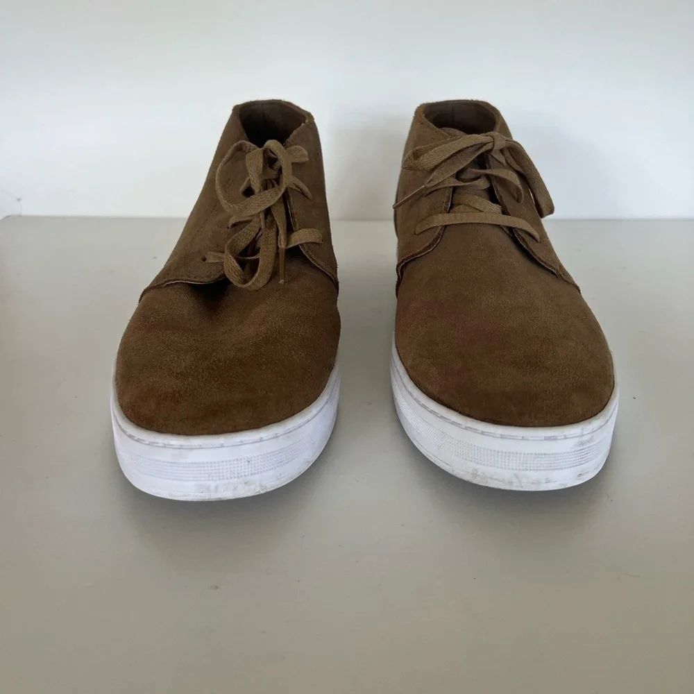 Sorel Cstreet Suede Waterproof Chukka Sneaker in Brown, size 11.5