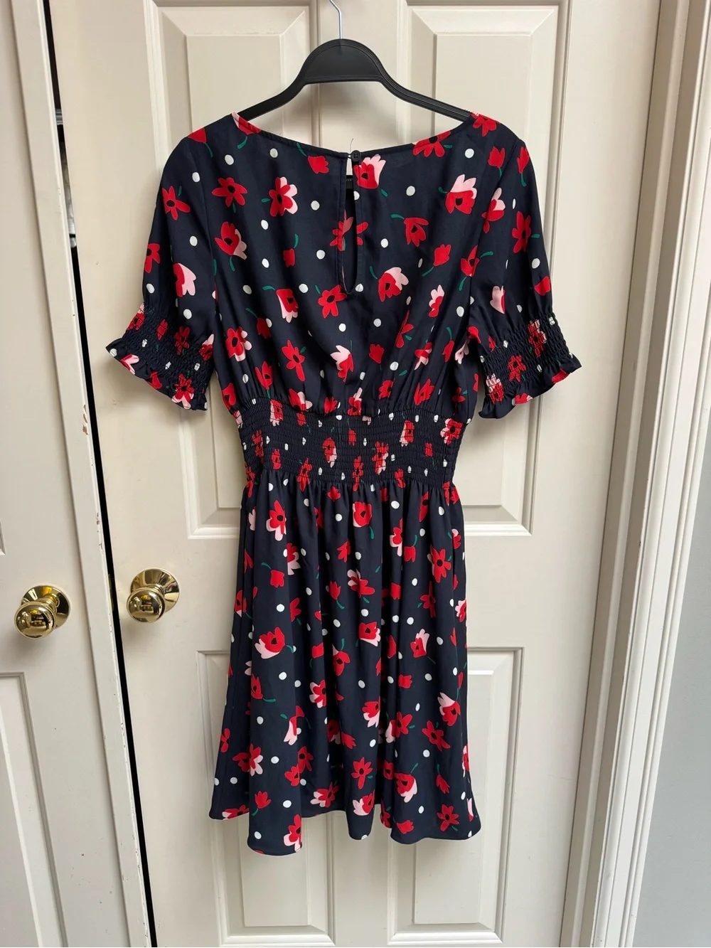 kate spade elasticized back polka