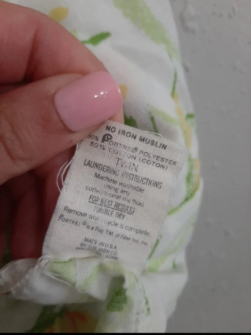Vintage muslin cotton