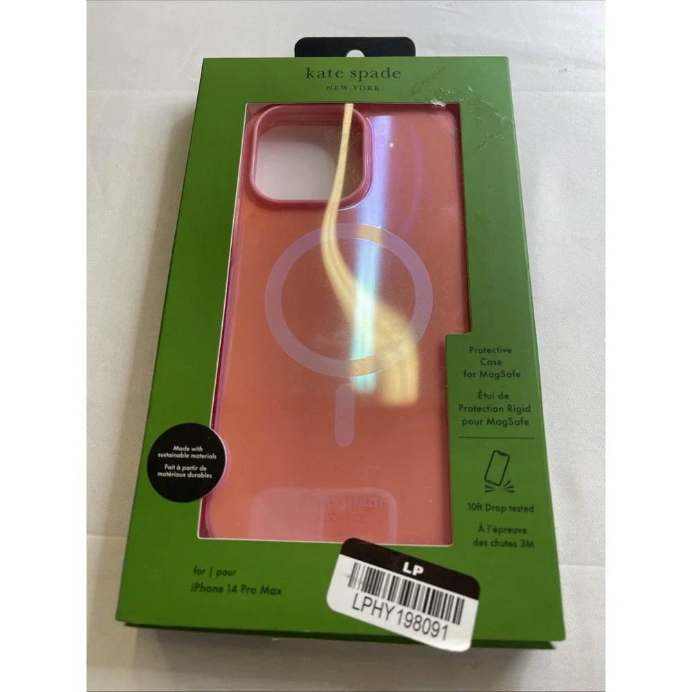 Kate Spade New York Case for iPhone 14 Pro Max MagSafe Pink New Open Box