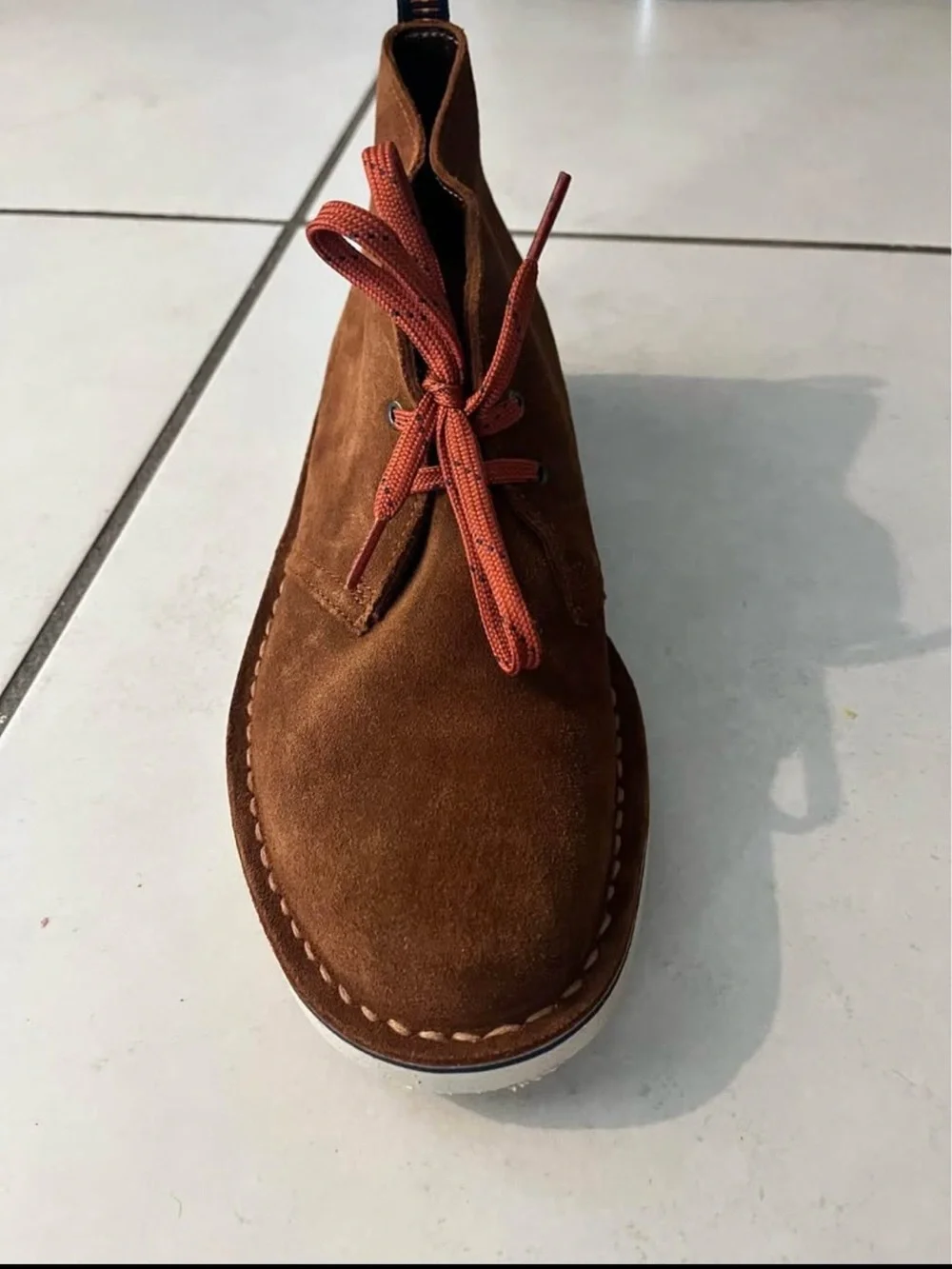 Clarks suede upper