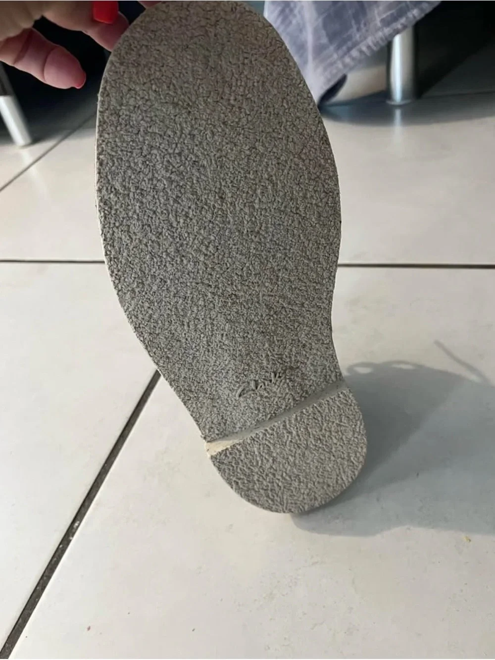 Clarks suede upper