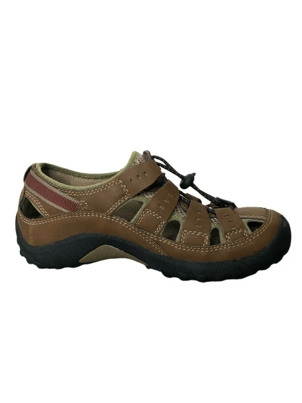 Dockers Water Sports Shoes Mens 7M Lookout Rust Slip-On Sandals Fisherman