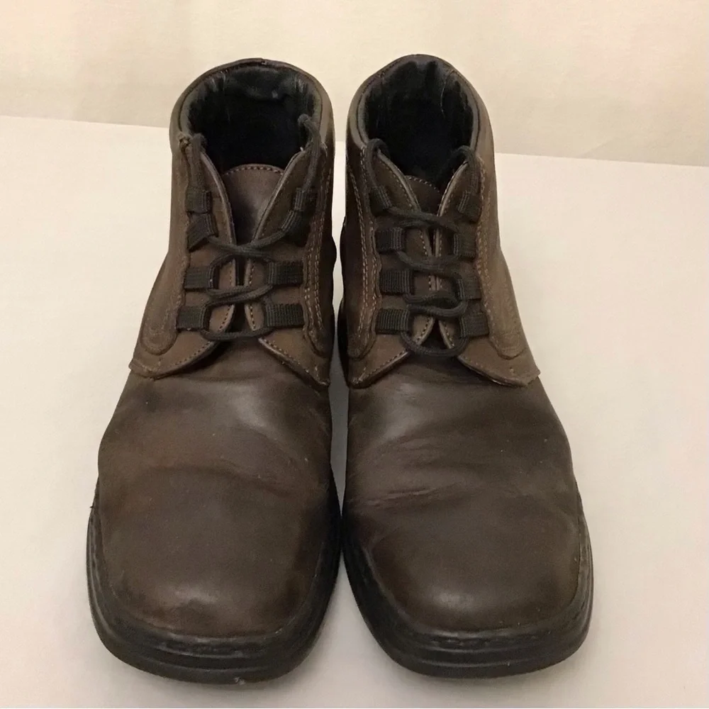 Josef Seidel 8.5 (41) Ankle Boots Men’s Leather Lace Up Brown Comfort Shoes