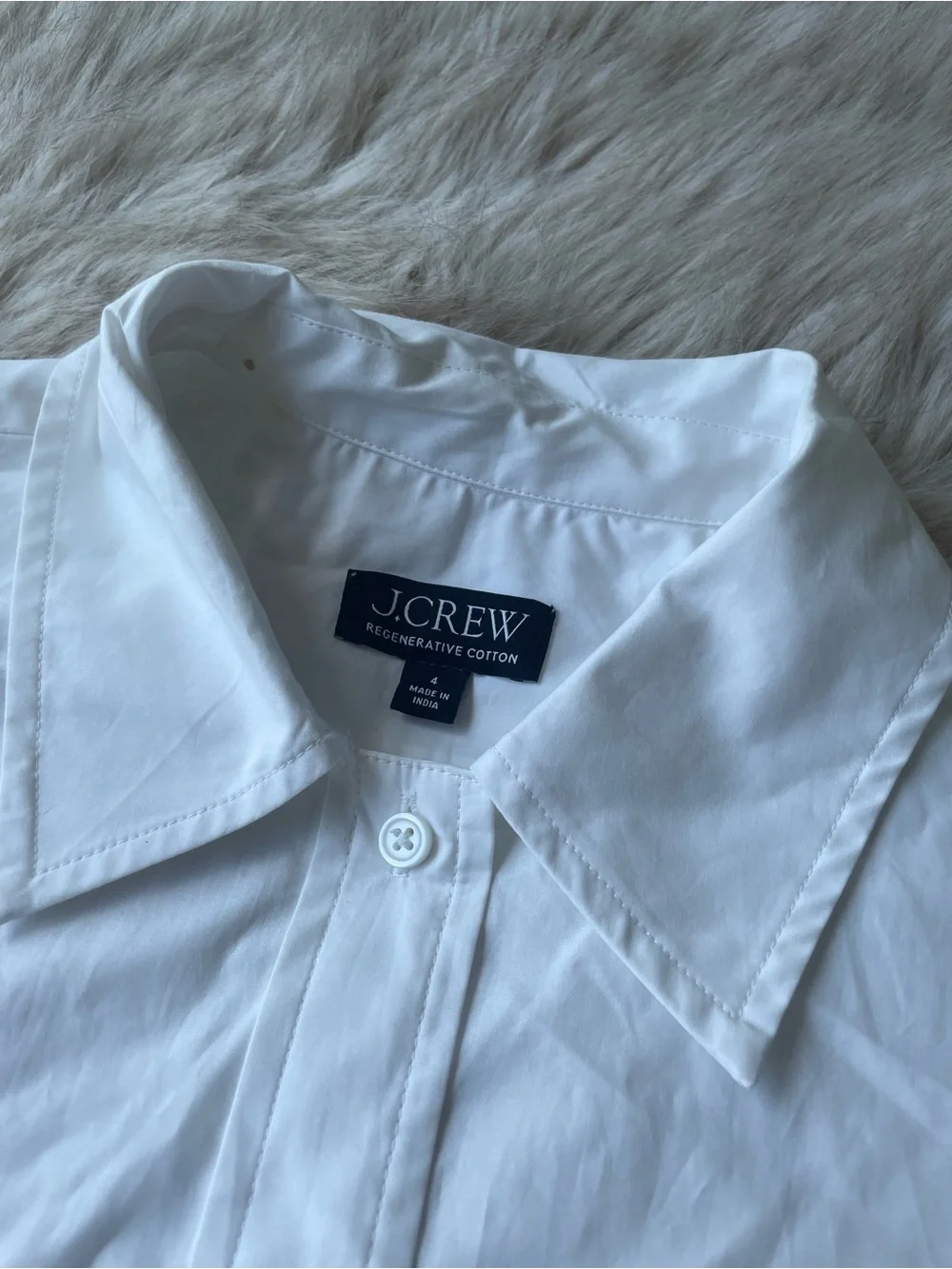 J. Crew crisp white