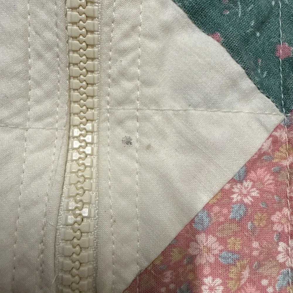 Handmade vintage quilted