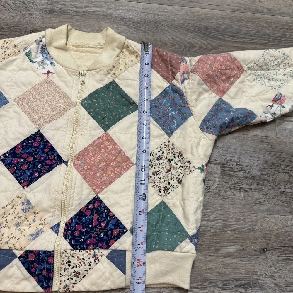 Handmade vintage quilted