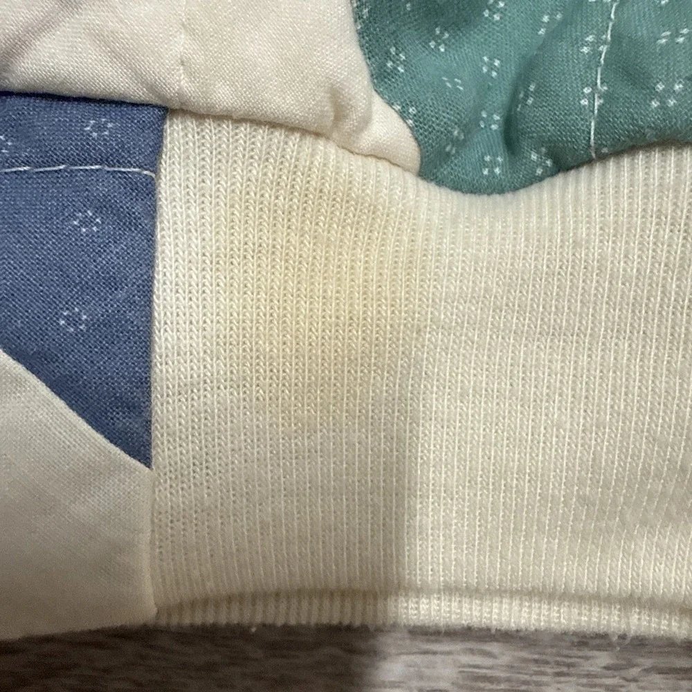 Handmade vintage quilted