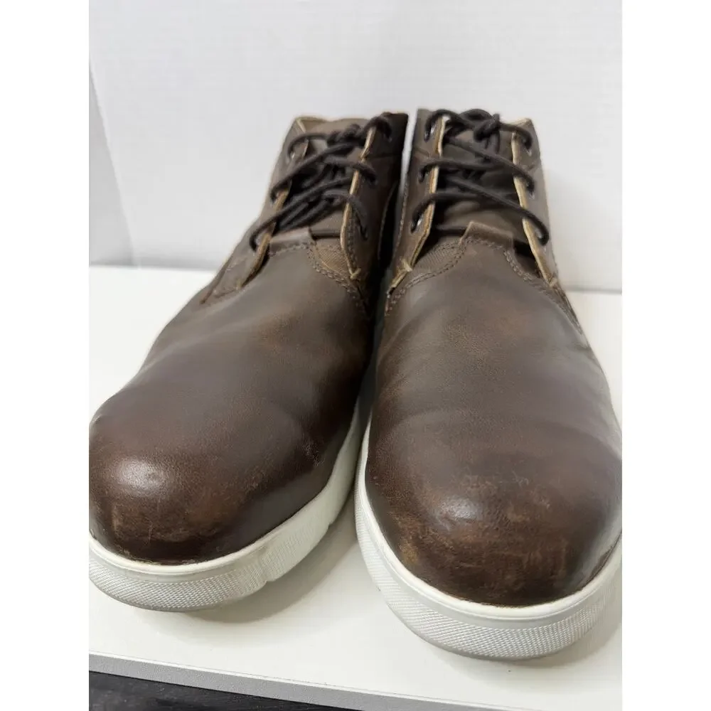 Red Wings Mens Cross LITE Chukka Leather Boots Safety Toe Work #6719 Brown 12