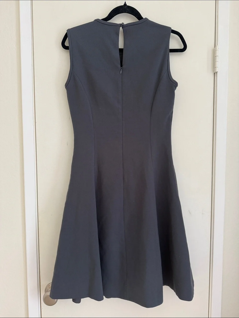 Kate spade fit and flare dress, slate grey, size 6