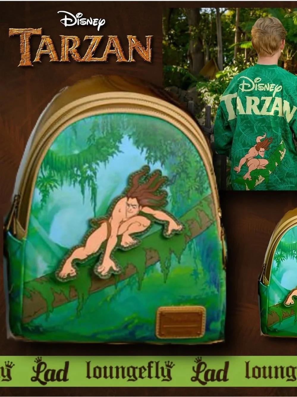 Loungefly nwt tarzan