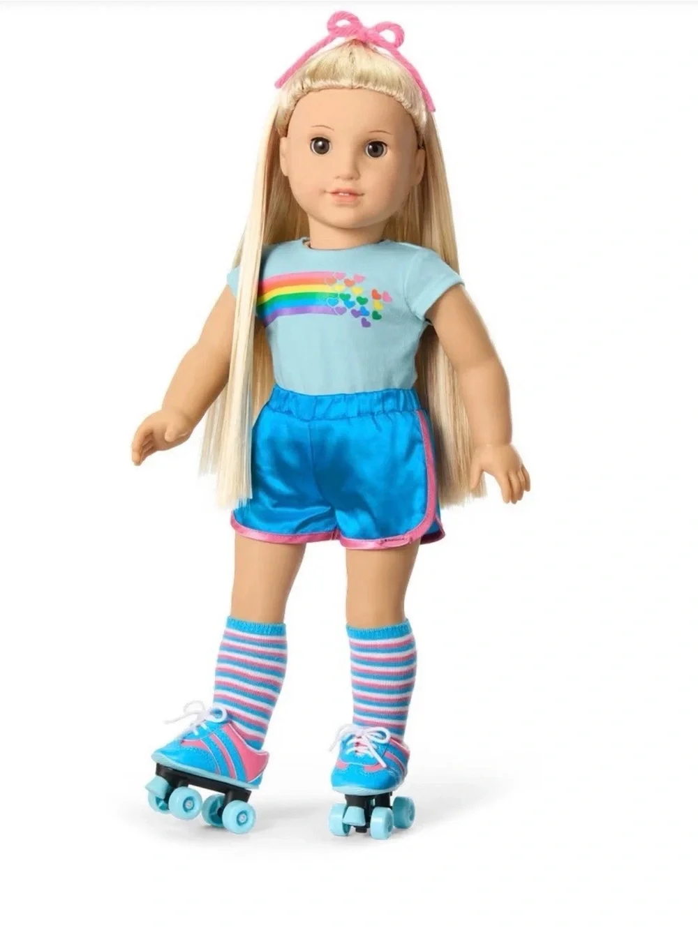 American Girl bow pair doll