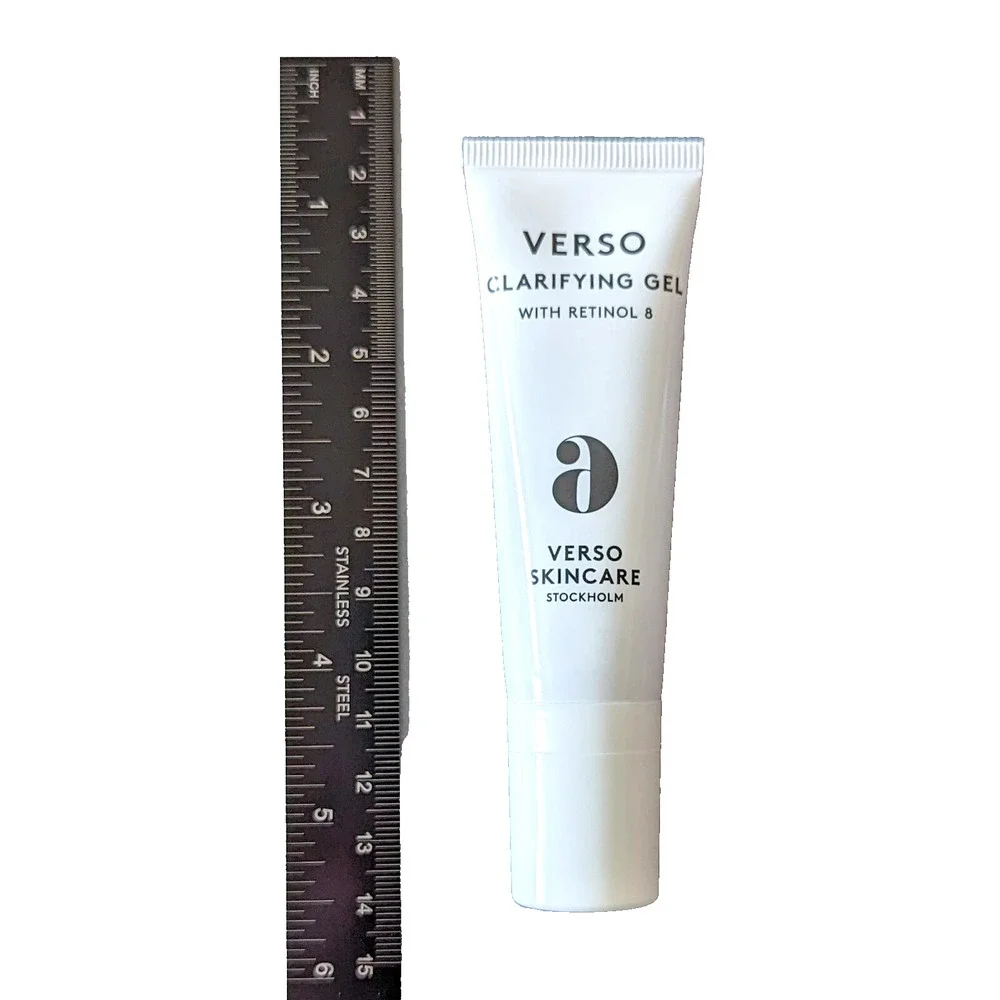 2x VERSO Clarifying Gel with Retinol 8, 1 fl. oz/30mL Each Full Size, New No Box