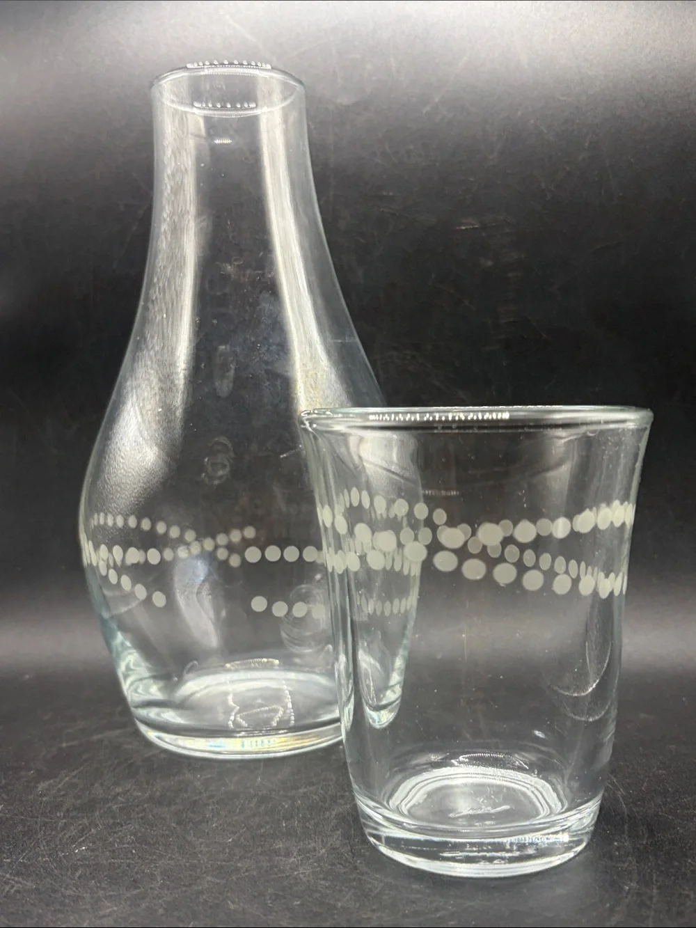 Vintage crisa glass