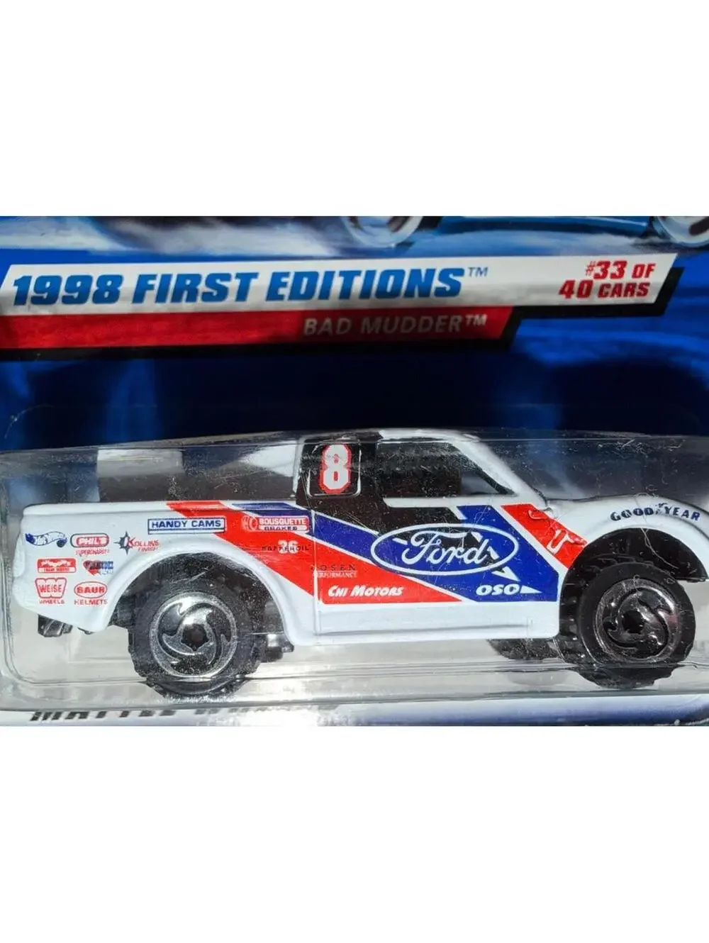 Hot Wheels Bad Mudder 1998  First Editions  Ford Pickup Truck