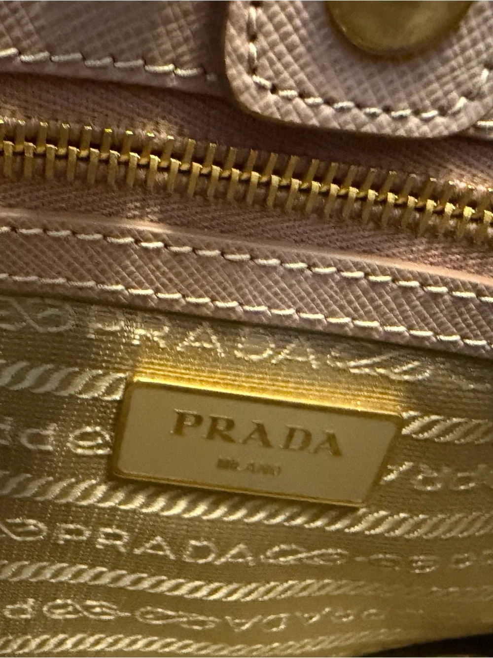 Prada structured satchel