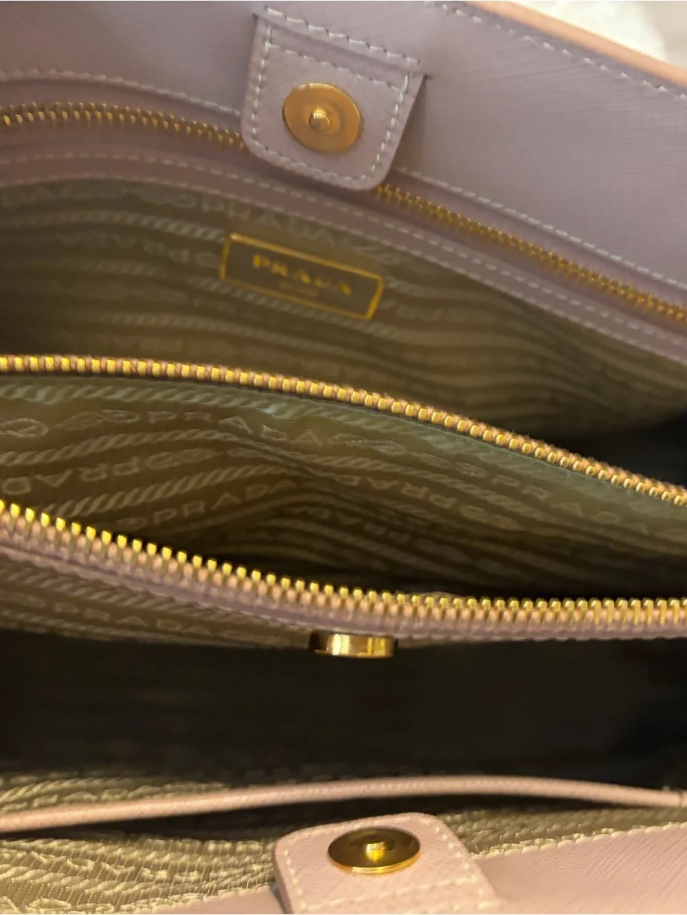 Prada structured satchel