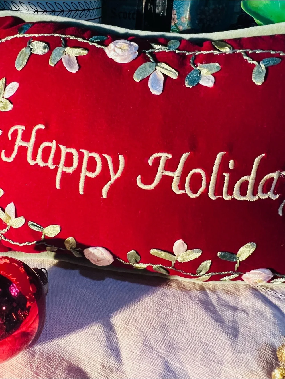 Handmade festive red