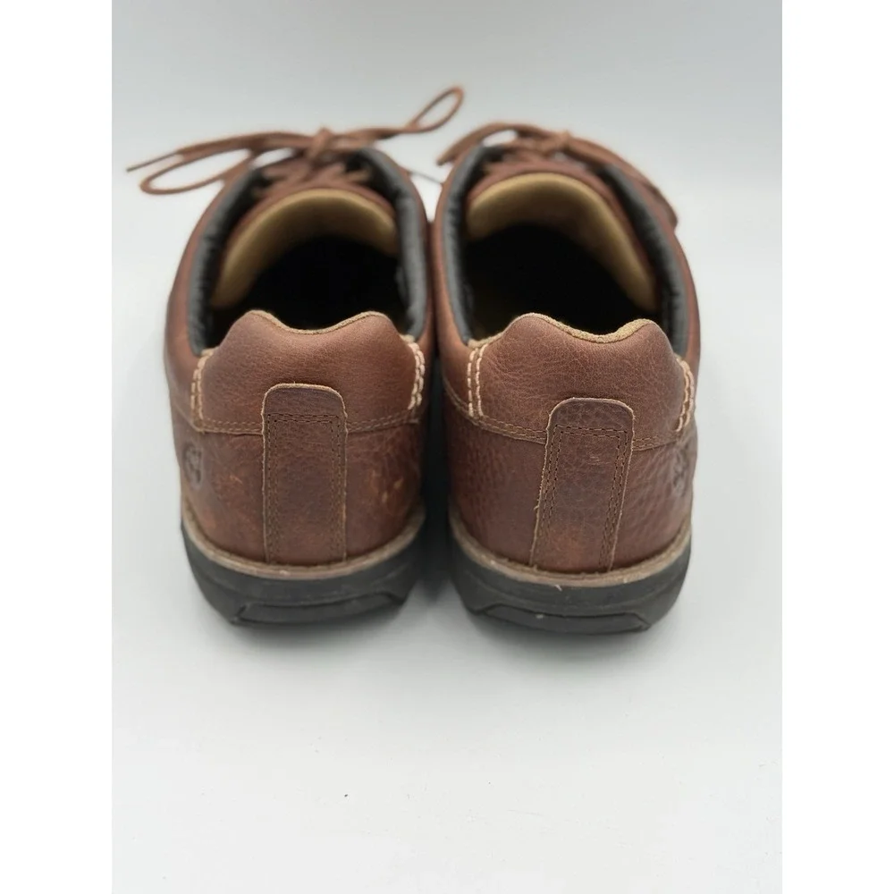 Timberland Oxford Lace Up Casual Shoes Men's Size 11 Brown Nubuck Anti Fatigue