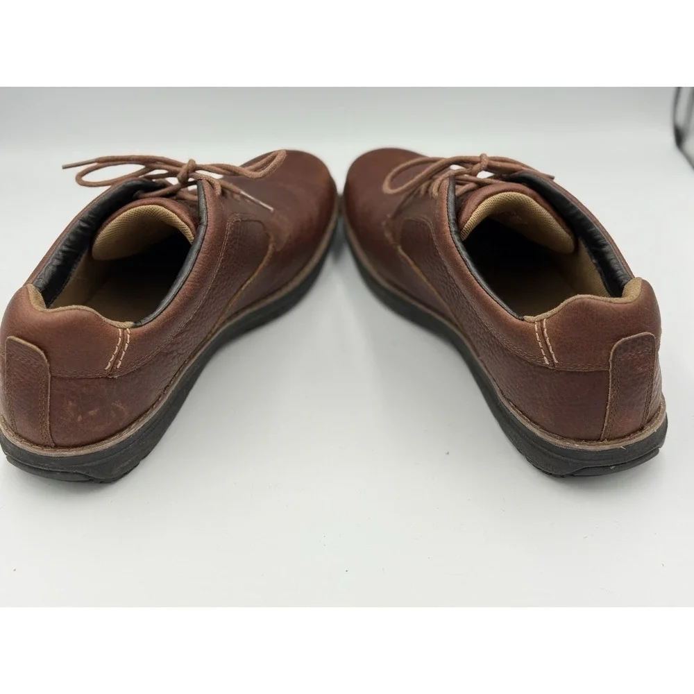 Timberland Oxford Lace Up Casual Shoes Men's Size 11 Brown Nubuck Anti Fatigue