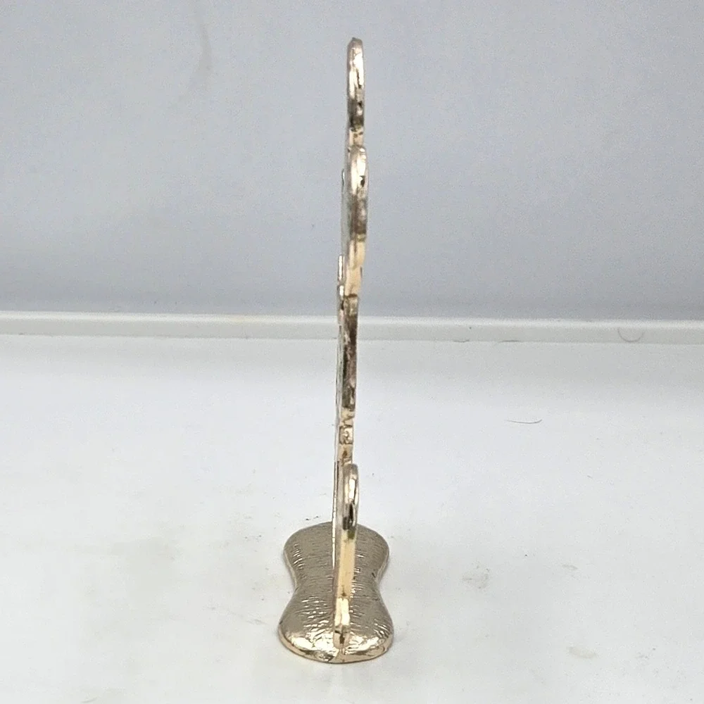 Vintage Mickey Mouse Earring Holder Stand Metal Enamel Walt Disney Productions