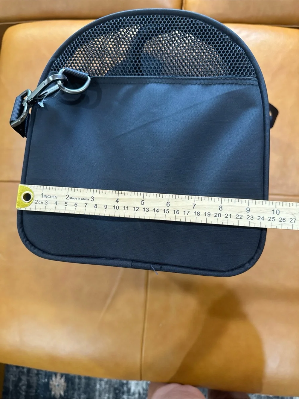 Open Story Pet Carrier Duffel Navy Soft-Sided Travel Bag 17.5” Removable Pad NWT