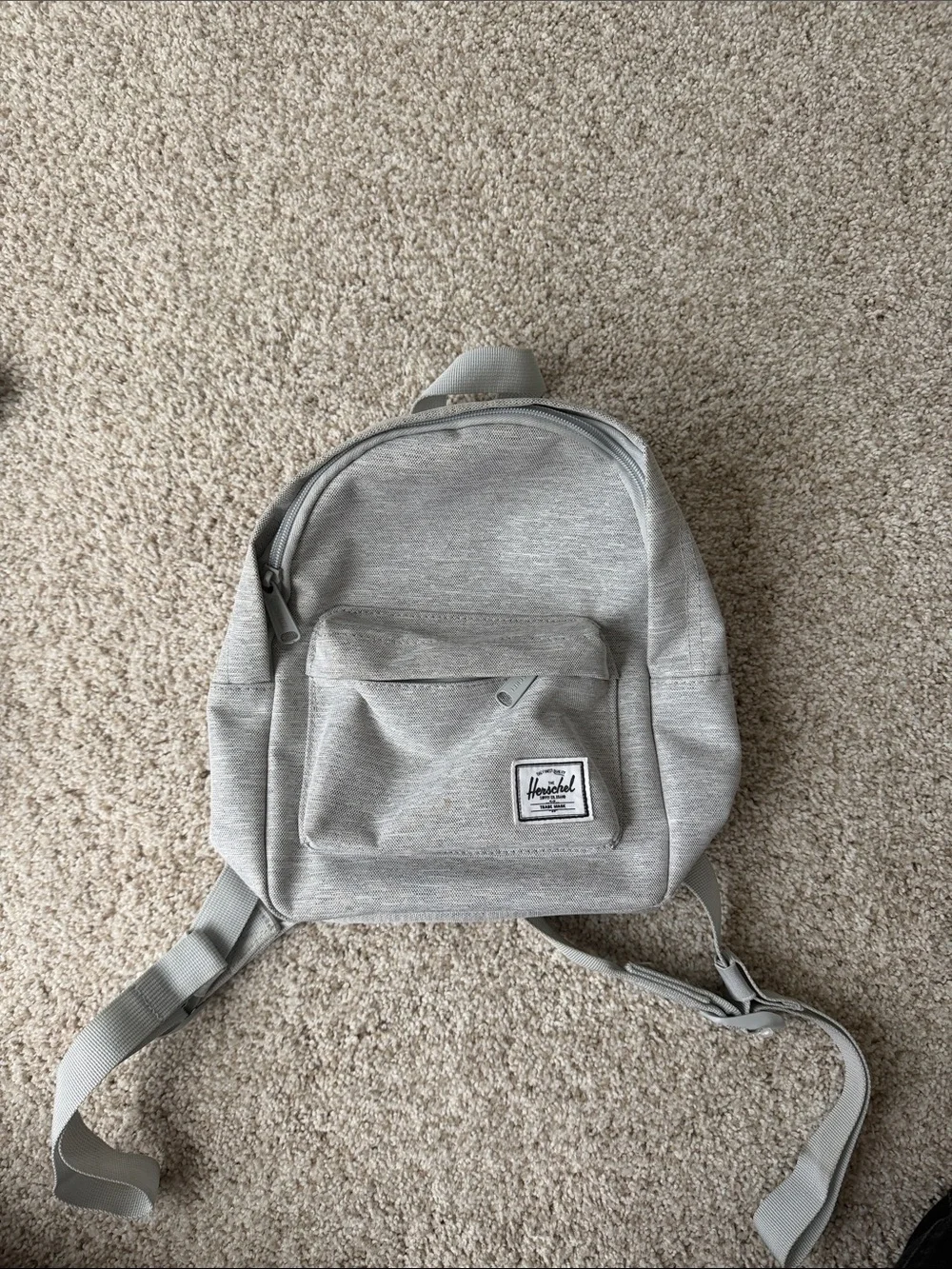 Herschel Light Gray Mini Backpack