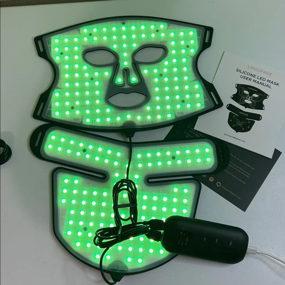 7-IN-1 Color LED Face And Neck Mask Light Therapy