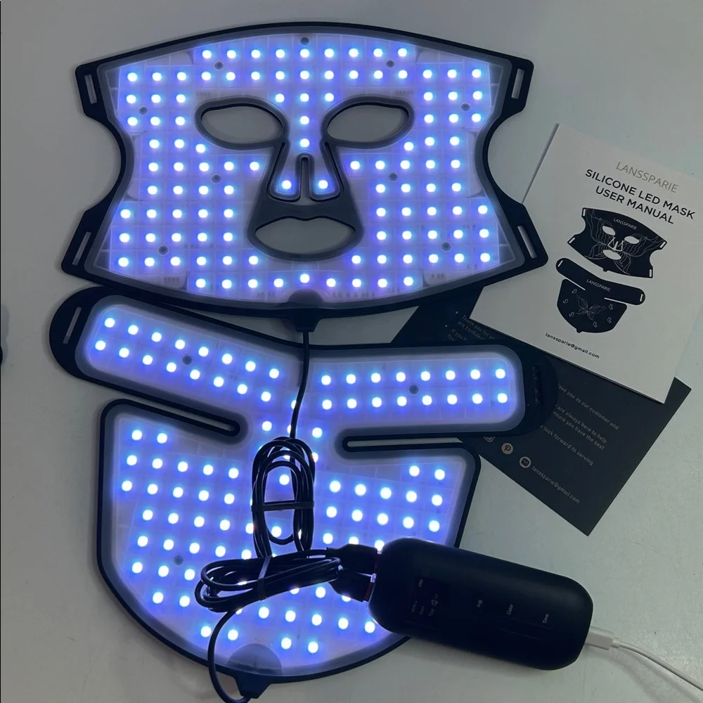 7-IN-1 Color LED Face And Neck Mask Light Therapy