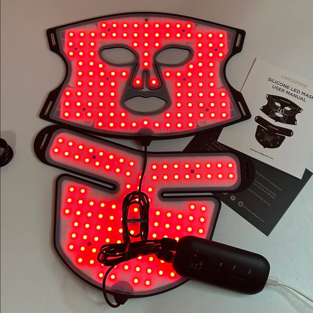 7-IN-1 Color LED Face And Neck Mask Light Therapy