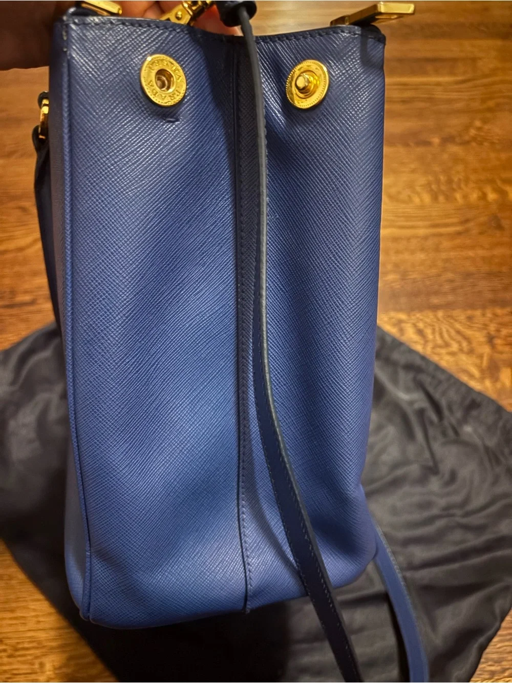 Prada structured satchel