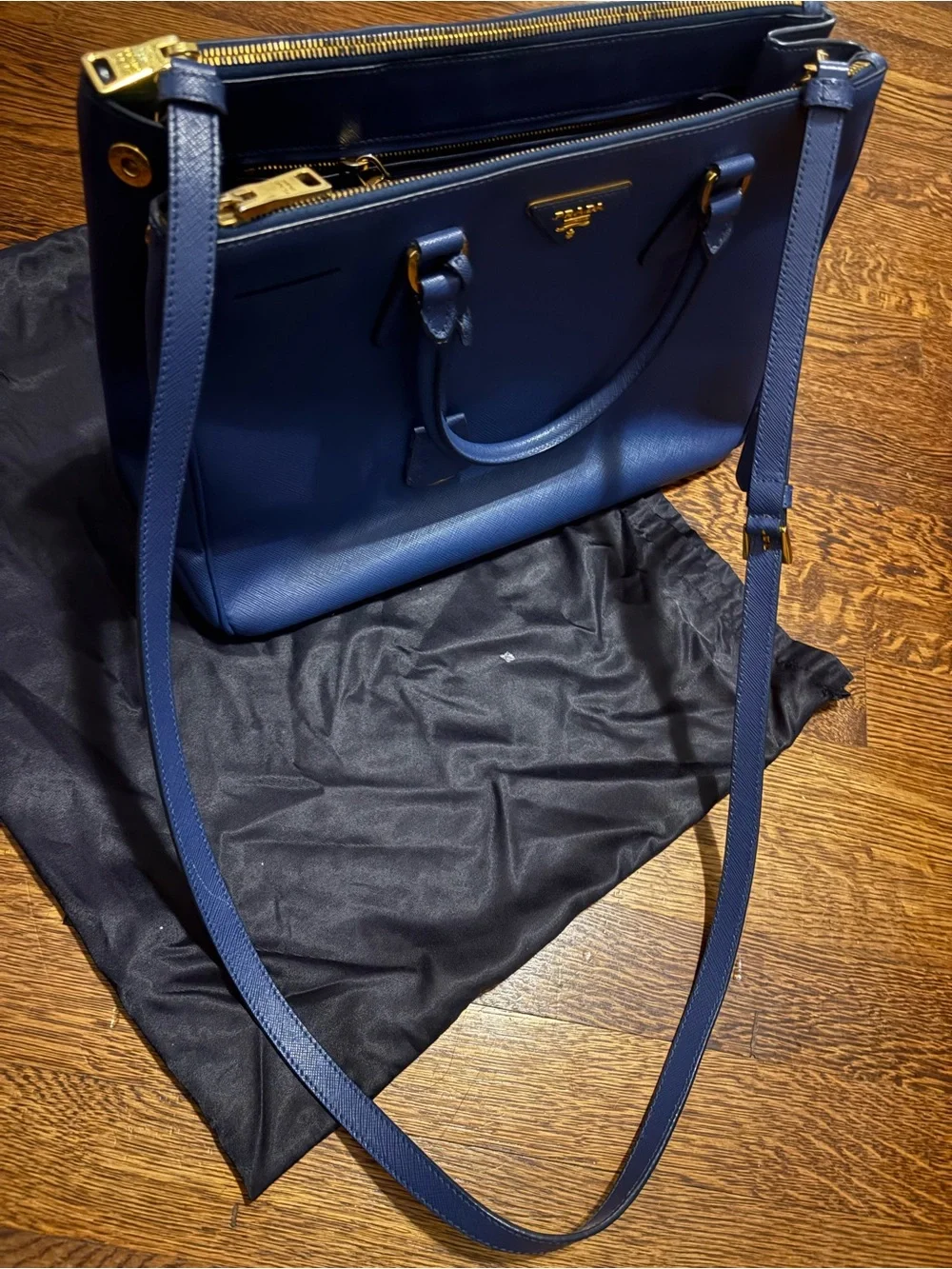 Prada structured satchel