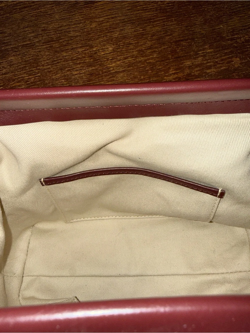 EUC LINJER The Doctor's Bag Burgundy Leather used three times! Includes dust bag