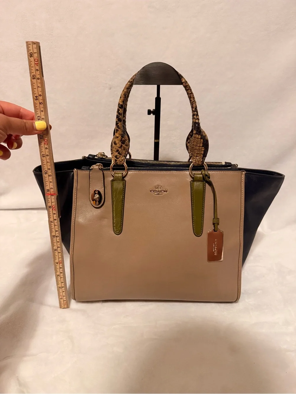 Coach Crosby Carryall in Colorblock Leather