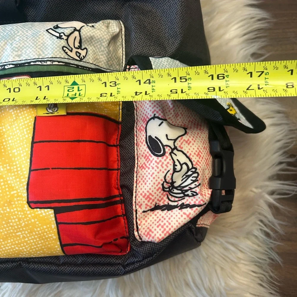 Snoopy Multi-Color Graphic Canvas Backpack