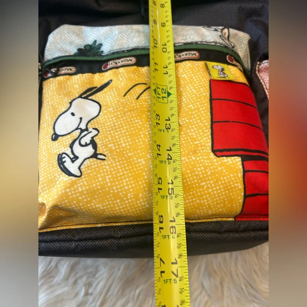 Snoopy Multi-Color Graphic Canvas Backpack