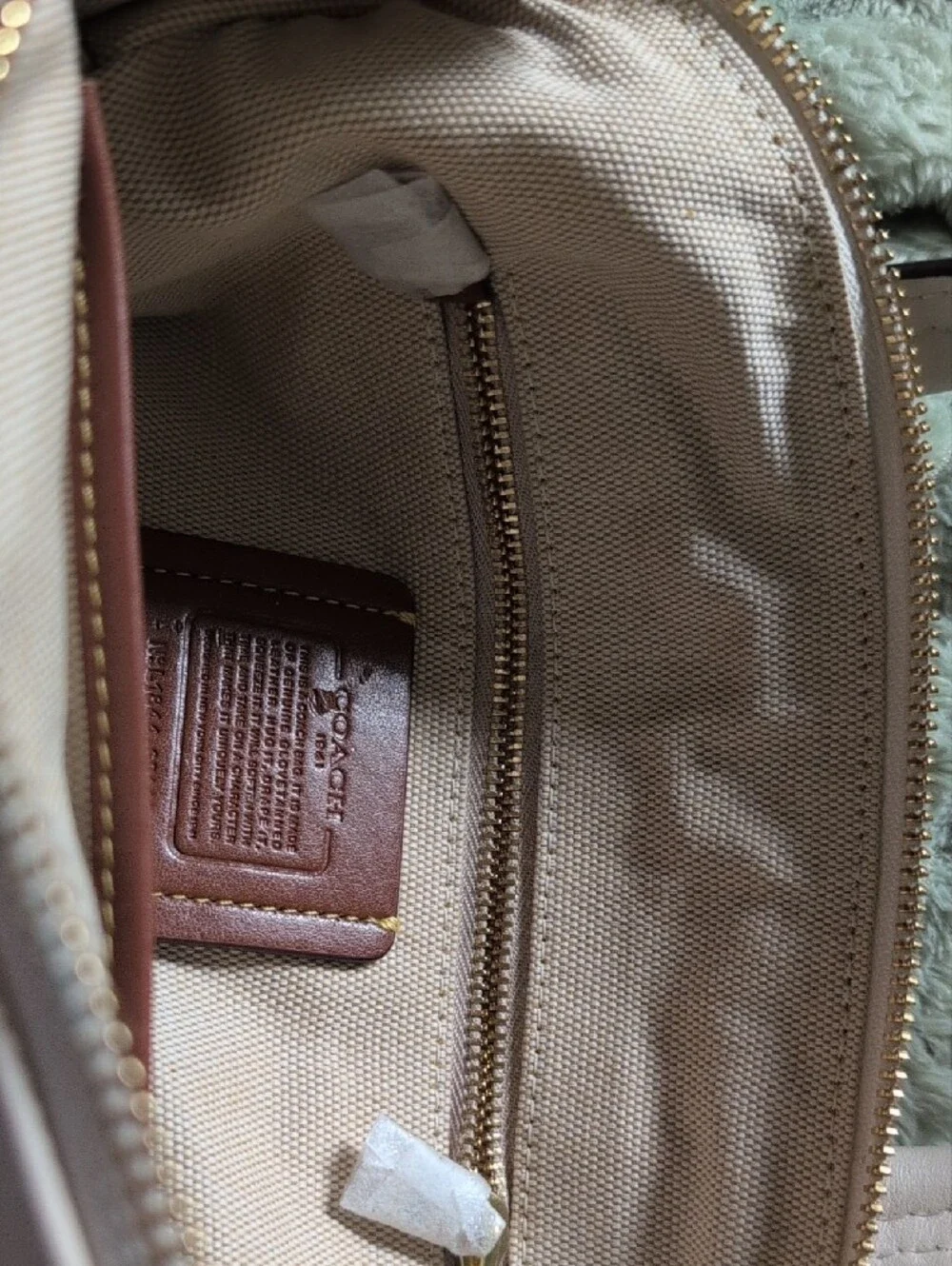 Coach leather satchel