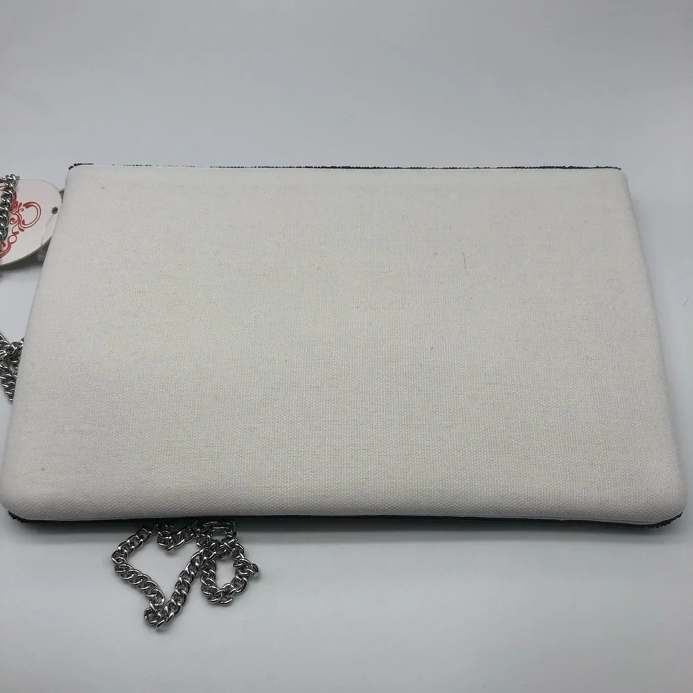 Retro Handmade Medallion Towel Weave Beaded Clutch or Crossbody Bag