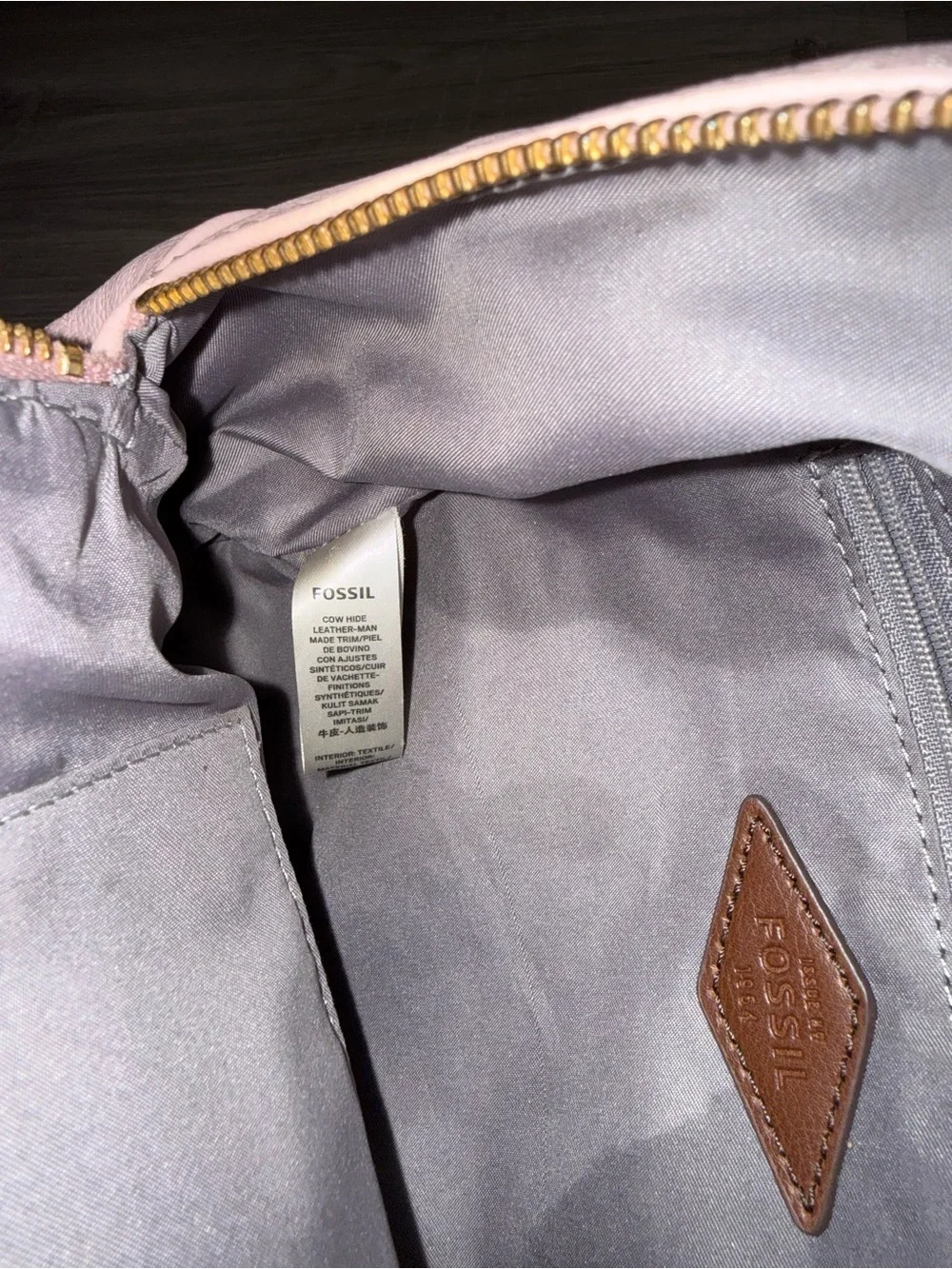 Fossil mini backpack