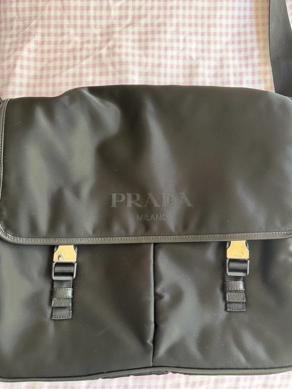Prada nylon messenger
