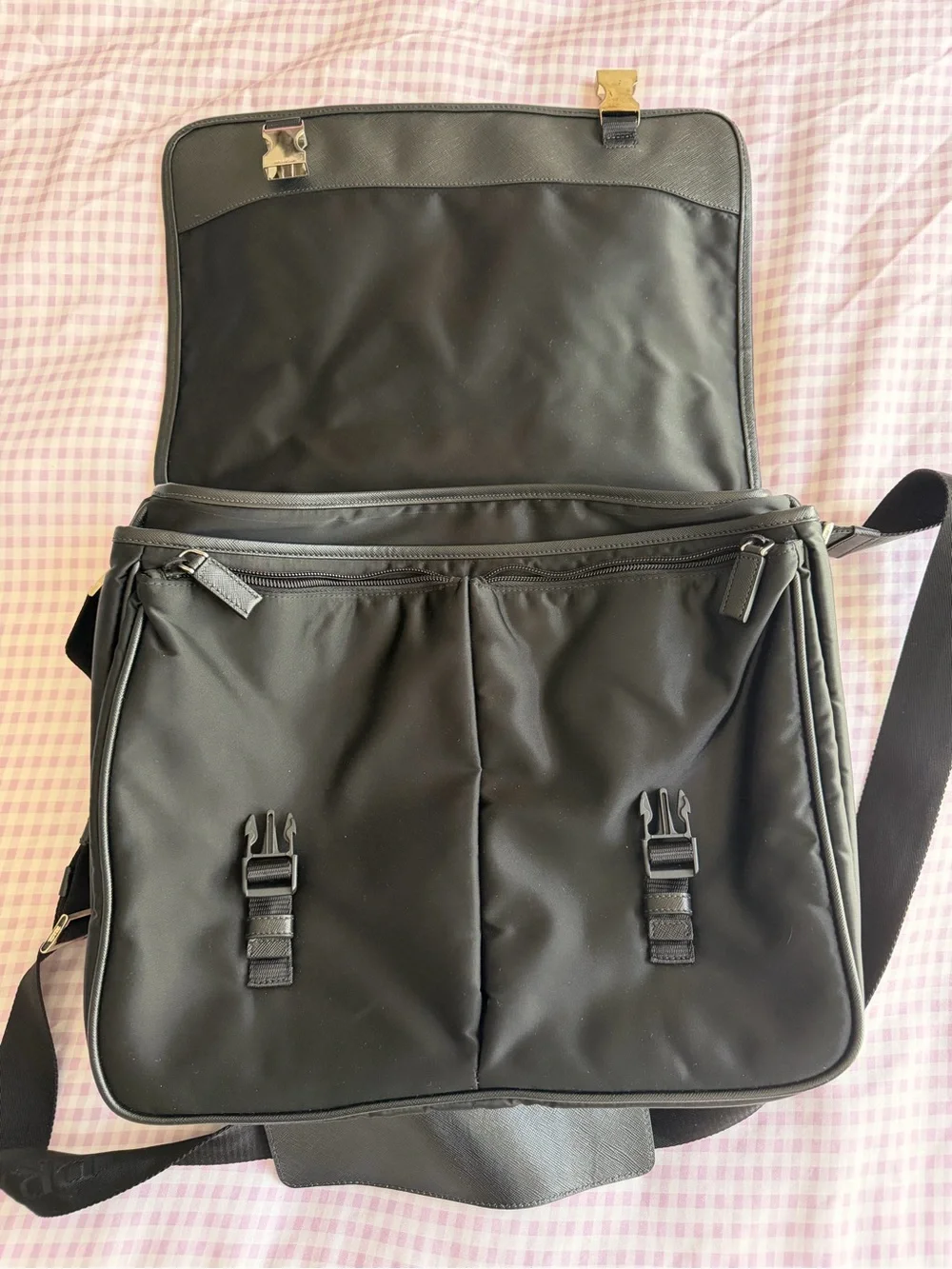 Prada nylon messenger