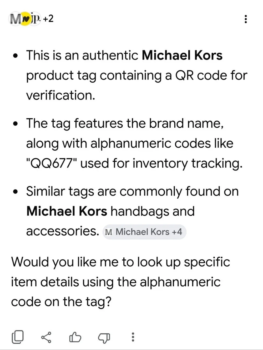 Michael Kors compact michael