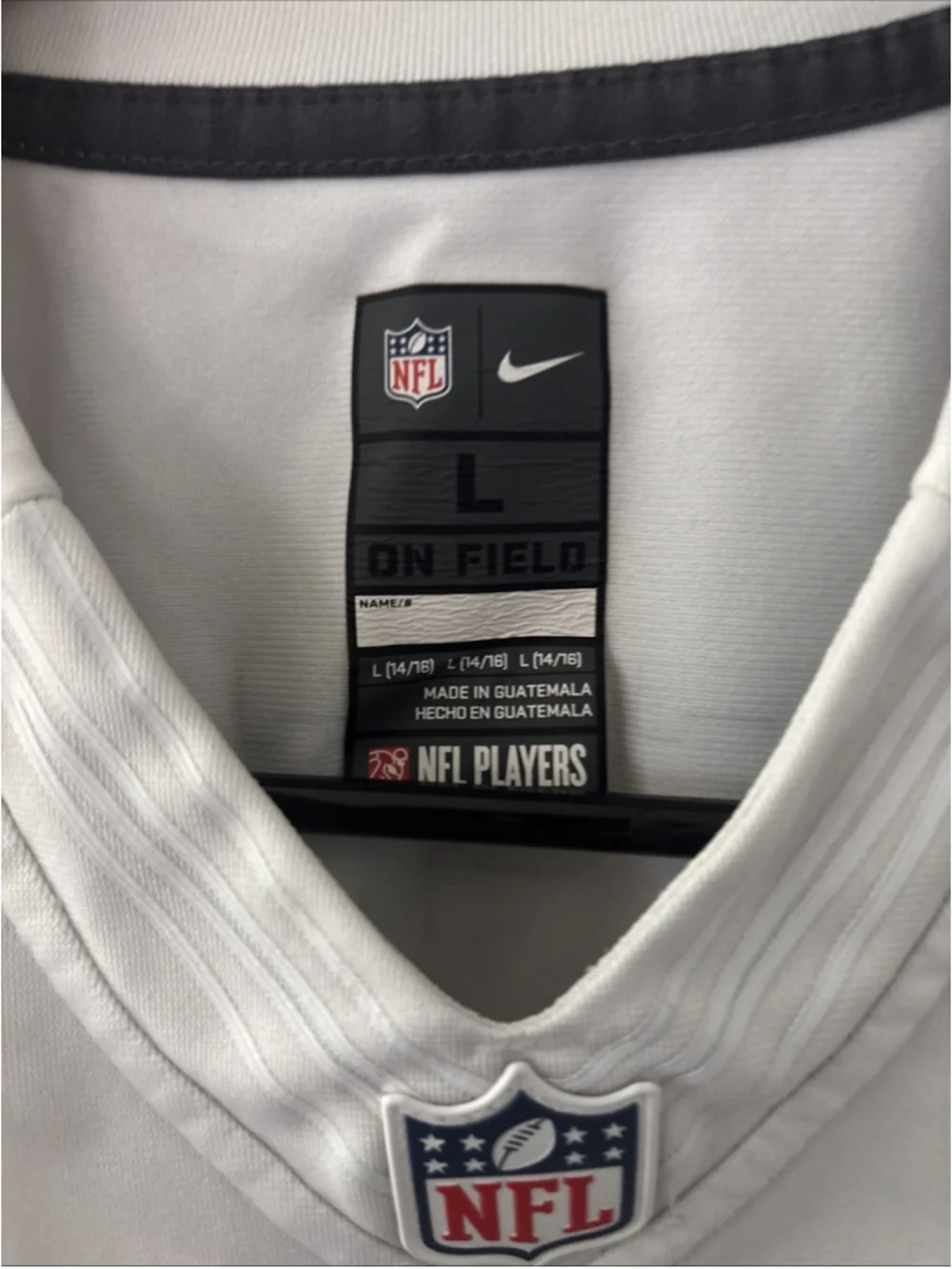 Dallas Cowboys Dak Prescott #4 Nike On Field Youth Jersey White Size L 14/16