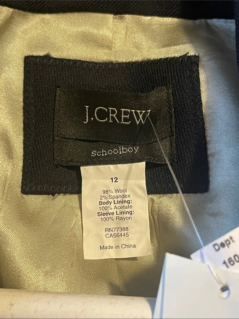 J. Crew crew navy