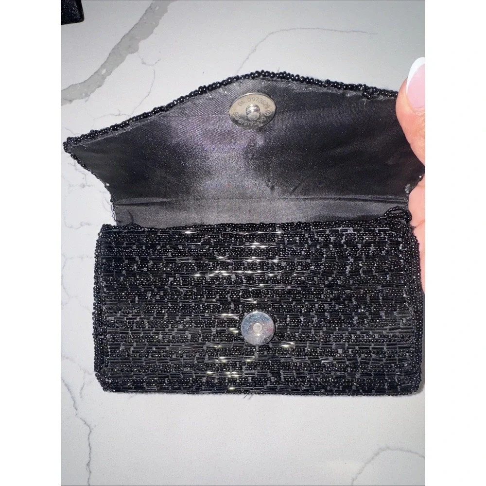 Unbranded Black sequence occasion purse (see Description)
