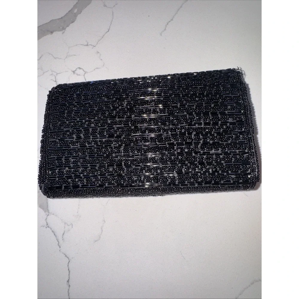 Unbranded Black sequence occasion purse (see Description)