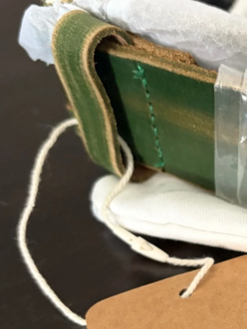 Lyzer Mia Genuine Leather Green Western Boho Belt.  36 - 42”. Width 1.6”