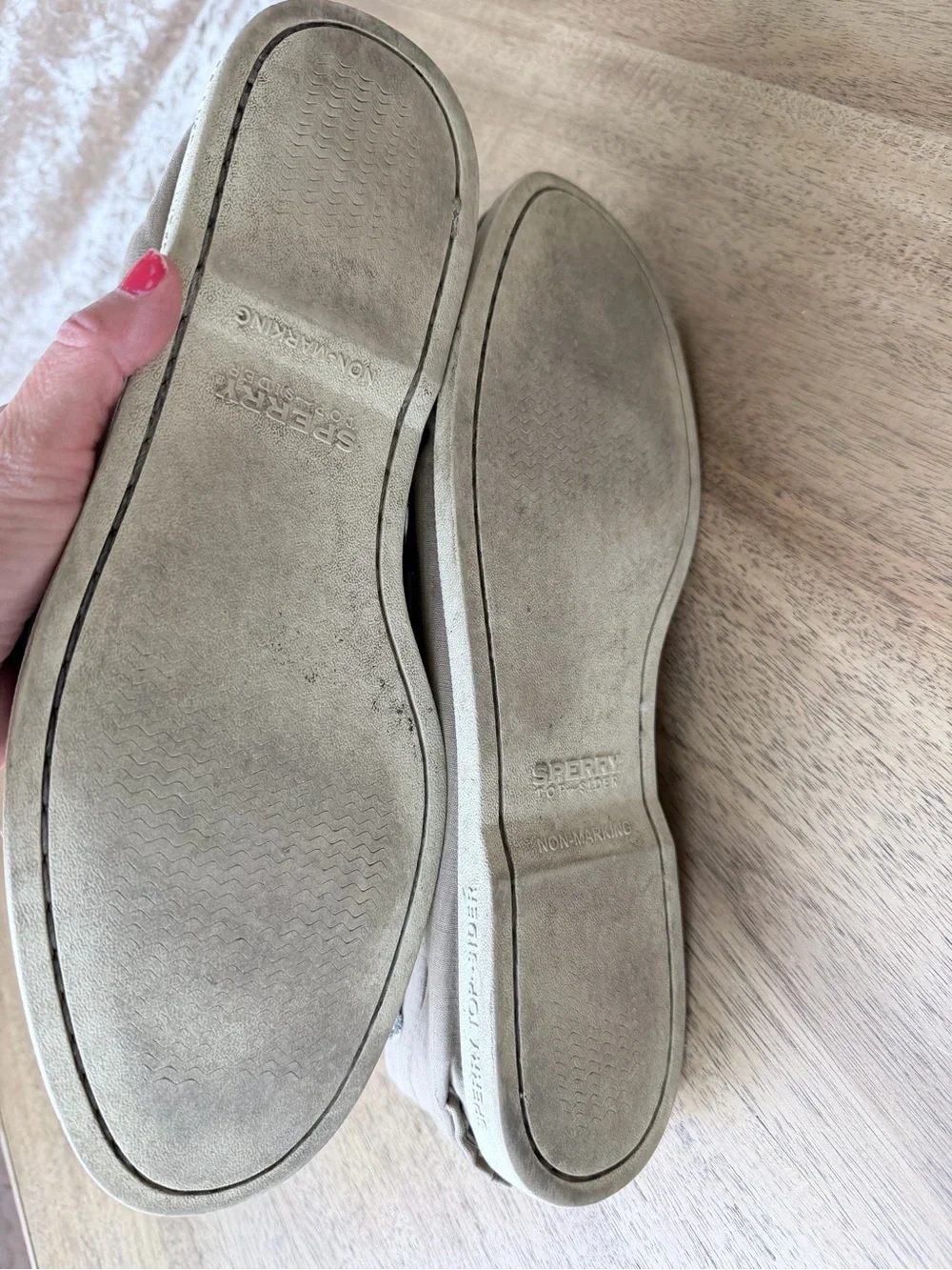 SPERRY TOP SIDER Authentic Original Boat Shoe Men’s Beige 13